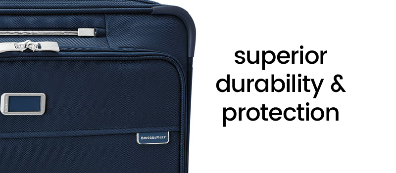 Ballistic Nylon Suitcase Image, Superior Durability & Protection, Average carry-on weight: 3.6 - 4.5 kg approx.
