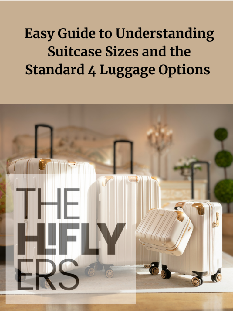 Easy Guide to Understanding Suitcase Sizes and the Standard 4 Luggage Options