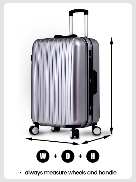 Oversized Luggage Measuring Guide